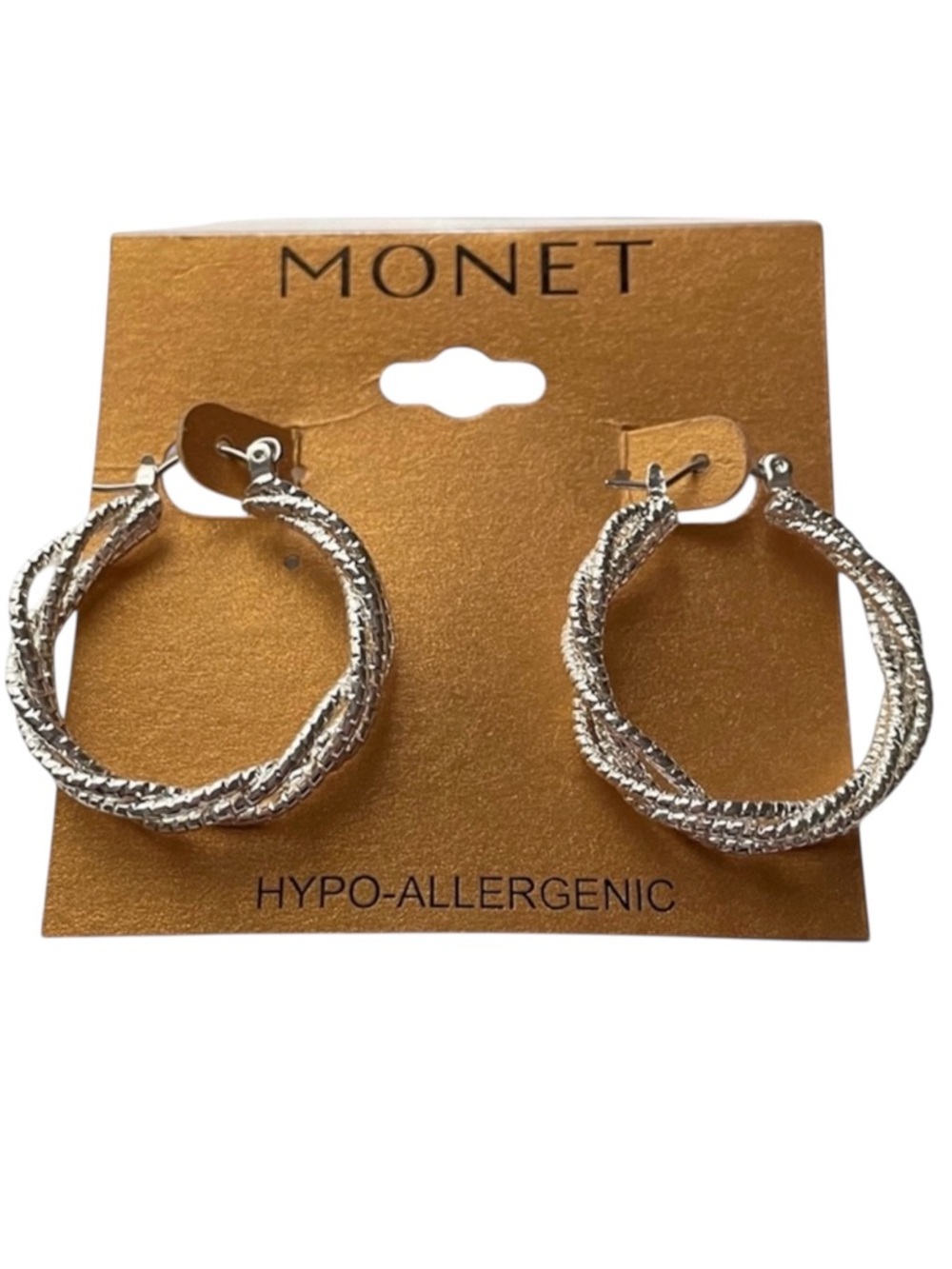 NWT Monet Hoop Earrings